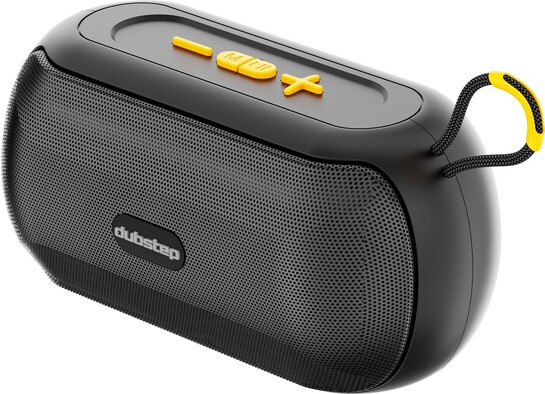 Dubstep Pop 1400 With 14W Output, 16 Hrs Playtime, 52mm Drivers, TWS Pairing Wireless 14 W Bluetooth Speaker (Black, Stereo Channel)
