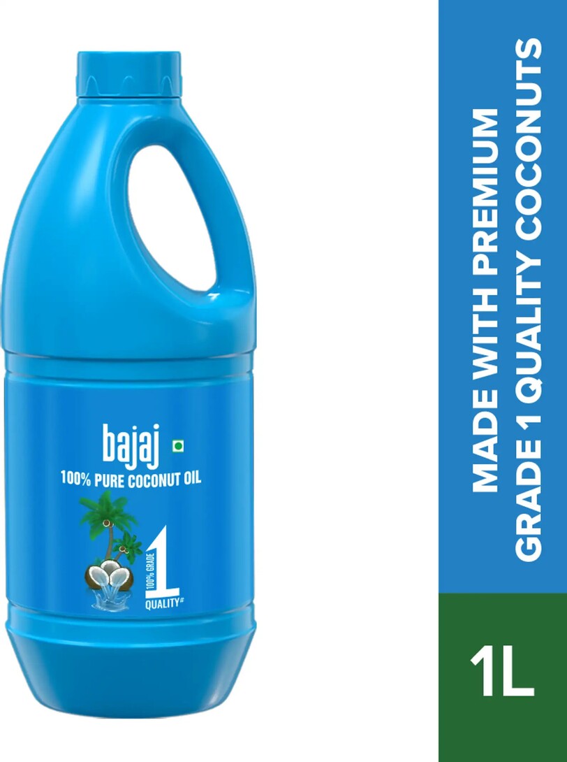 79% off on - Minutes: BAJAJ 100% Pure Coconut Oil 1 litre  - Rs. 193