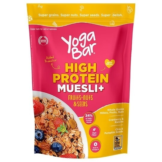 LOOT - Yogabar Protein Muesli + Fruits + Nuts + Seeds 350 g