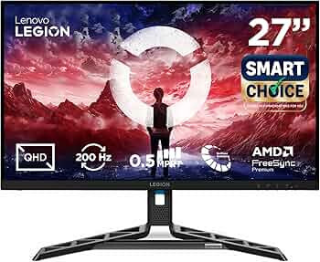 Lenovo Legion {Smartchoice} R27qe Gen 2 | 27" (68.58cm) QHD IPS 200Hz Gaming Monitor |