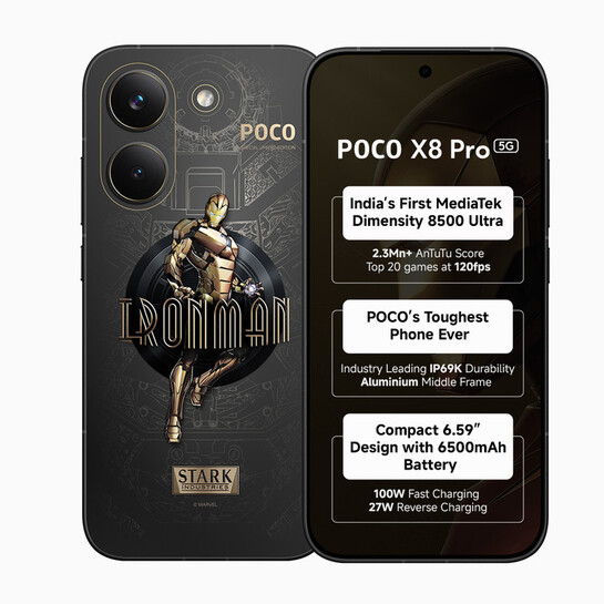 POCO X8 Pro (Iron man edition, 256 GB) (12 GB RAM)