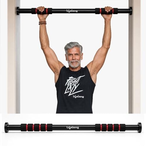 Lifelong Pull Up Bar for Home Kids| Adjustable 62–100 cm Doorway PullUp Bar For Home Gym Equipment 