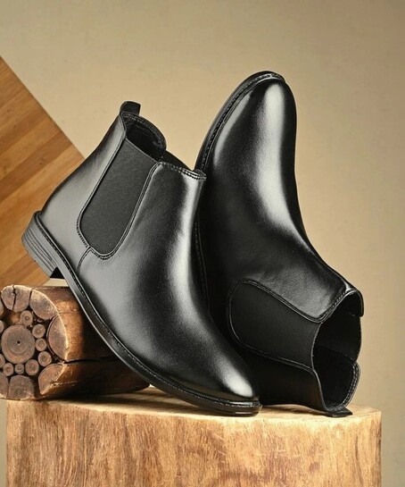 Layasa Men Casual Comfortable Synthetic Leather Boots For Men