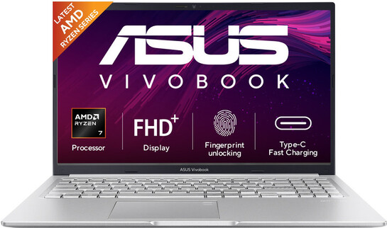ASUS Vivobook 15 (2026) with Office 2024 + M365 Basic*, AMD Ryzen 7 Octa Core 170 - (16 GB/512 GB SSD) Laptop
