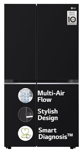 LG 655 L Frost Free Smart Inverter Double Door Side by Side Refrigerator (GL-B257HWBY)