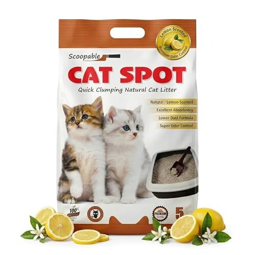 CatSpot Lemon Flower Scented Cat Litter 5KG 