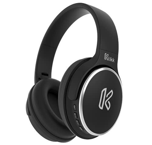 Klikk Rock On 101 Bluetooth Wireless Over Ear Headphones with Mic(Black)
