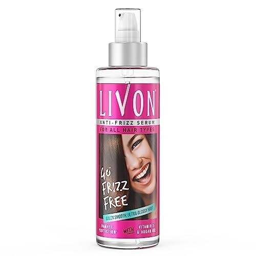 Livon Hair Serum, For Dry & Frizzy Hair | With Vitamin E & Argan Oil | 200ml