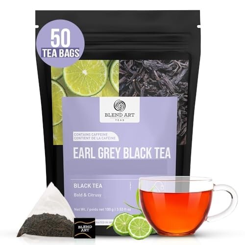 Blendart Earl Grey Black Tea (40Count)