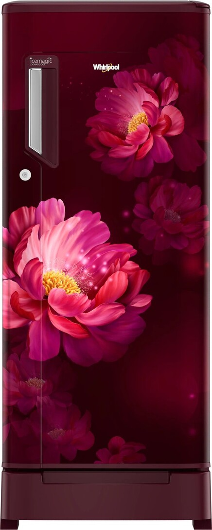Whirlpool 192 L Direct Cool Single Door 4 Star Refrigerator (Wine Peony, 215 IMPC ROY 4S Wine PEONY-Y)