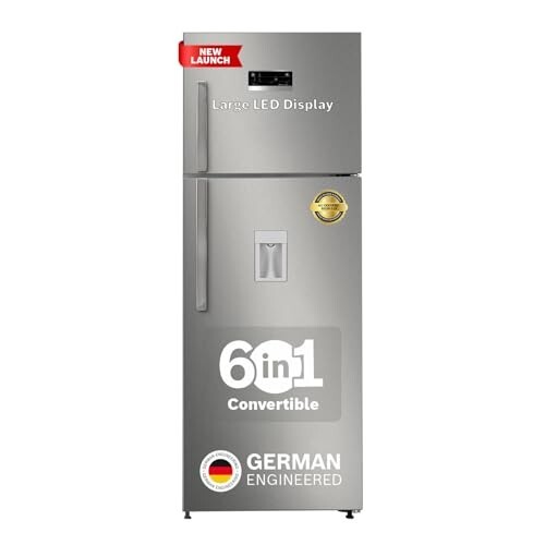 Bosch 368L, 1 Star, Frost Free Double Door Refrigerator with 2.5 L Water Dispenser