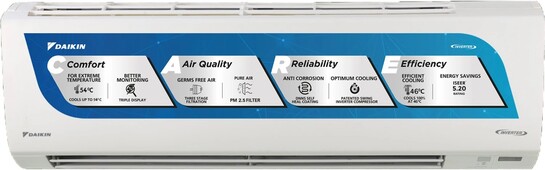 Daikin 2025 Model 1 Ton 5 Star Split Inverter AC (ATKM35UV16WA  ...more