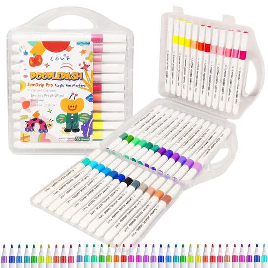 Acrylic Paint Markers Set for DIY Art & Craft Projects