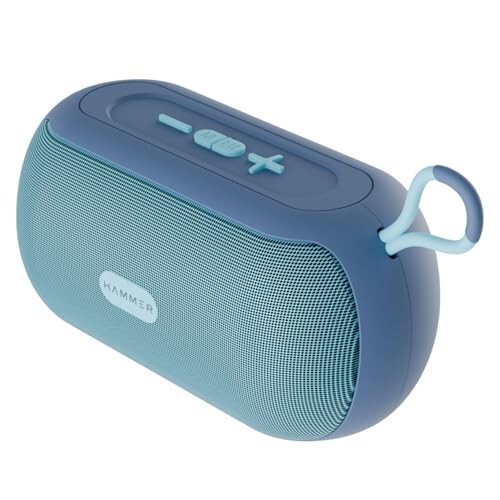HAMMER Wave 10W Bluetooth Speaker  (Blue)