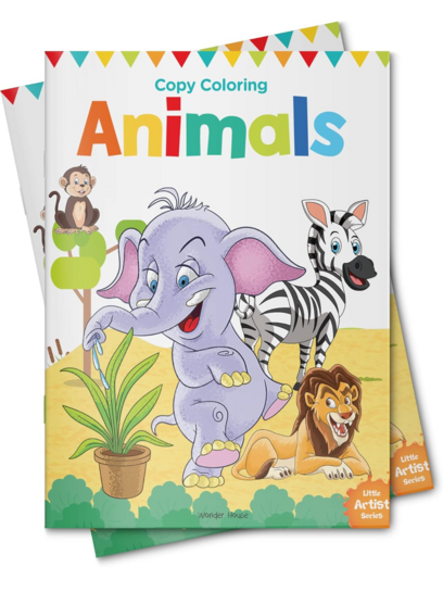 Bazaar : Little Artist Animals Colour Book