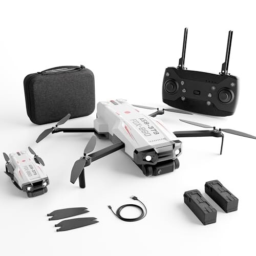Lifelong Kids Drone Toy with Camera, Altitude Hold & Easy to Fly, 2X 1300mAh Batteries upto 30 Min Flight, Dual 1080P & 720P Cameras (LLCDRR01)
