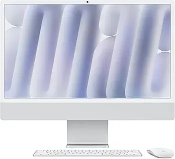Apple 2024 iMac All-in-One Desktop Computer with M4 chip with 10-core CPU and 10-core GPU (16 GB, 512 GB)