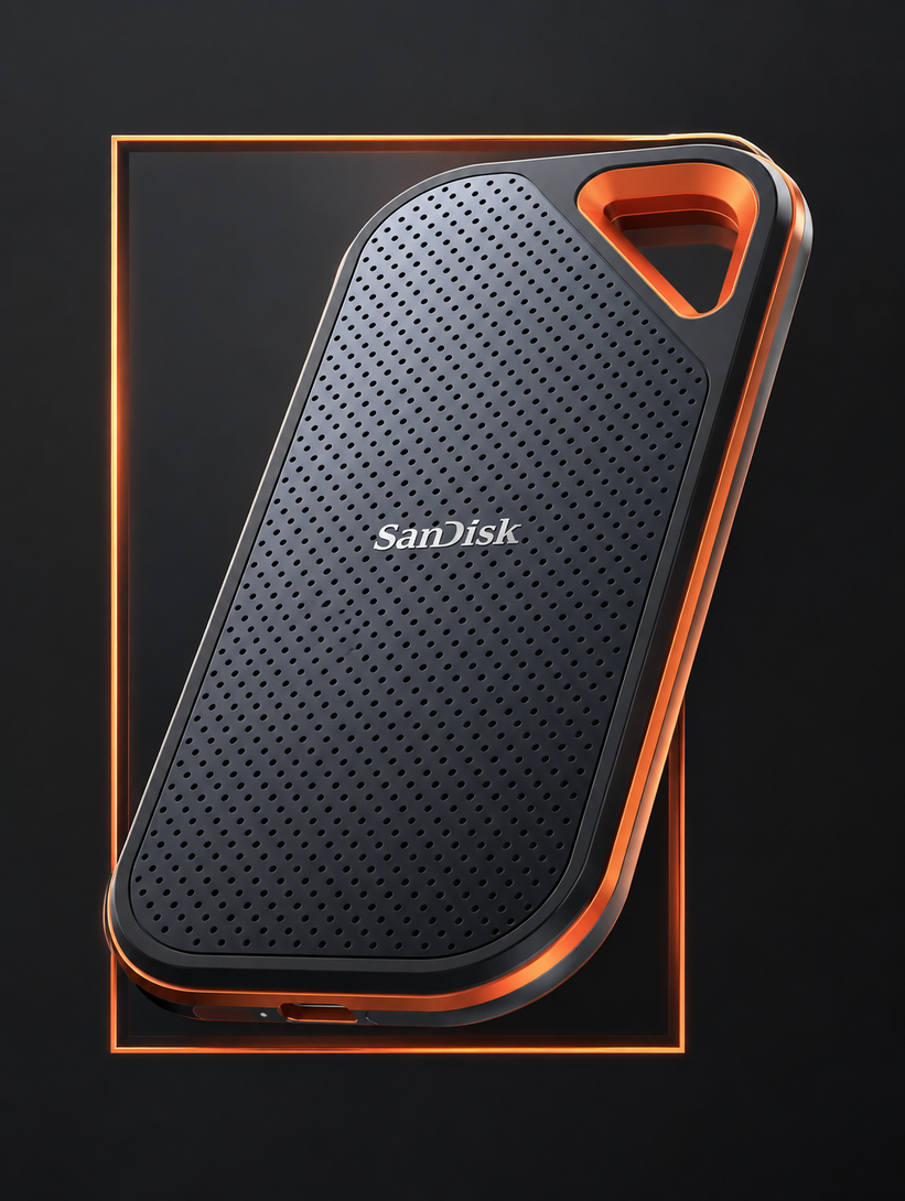 SanDisk Extreme Pro E81 1TB Portable SSD – 2000MB/s Speed, IP65 Water Resistant & 5Y Warranty