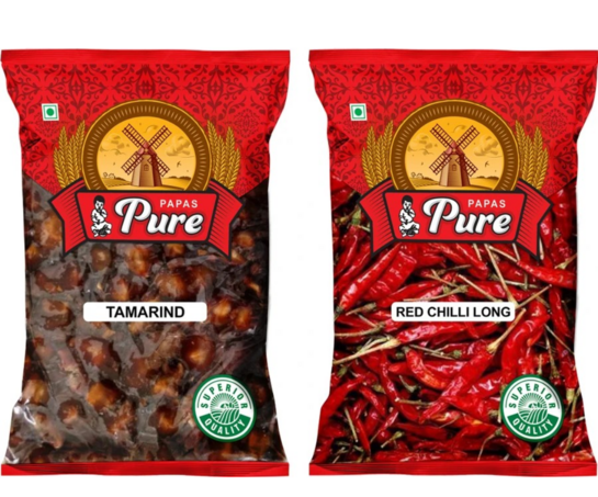 Minutes : PAPAS Tamarind + Red Chilli Combo 2x200 g