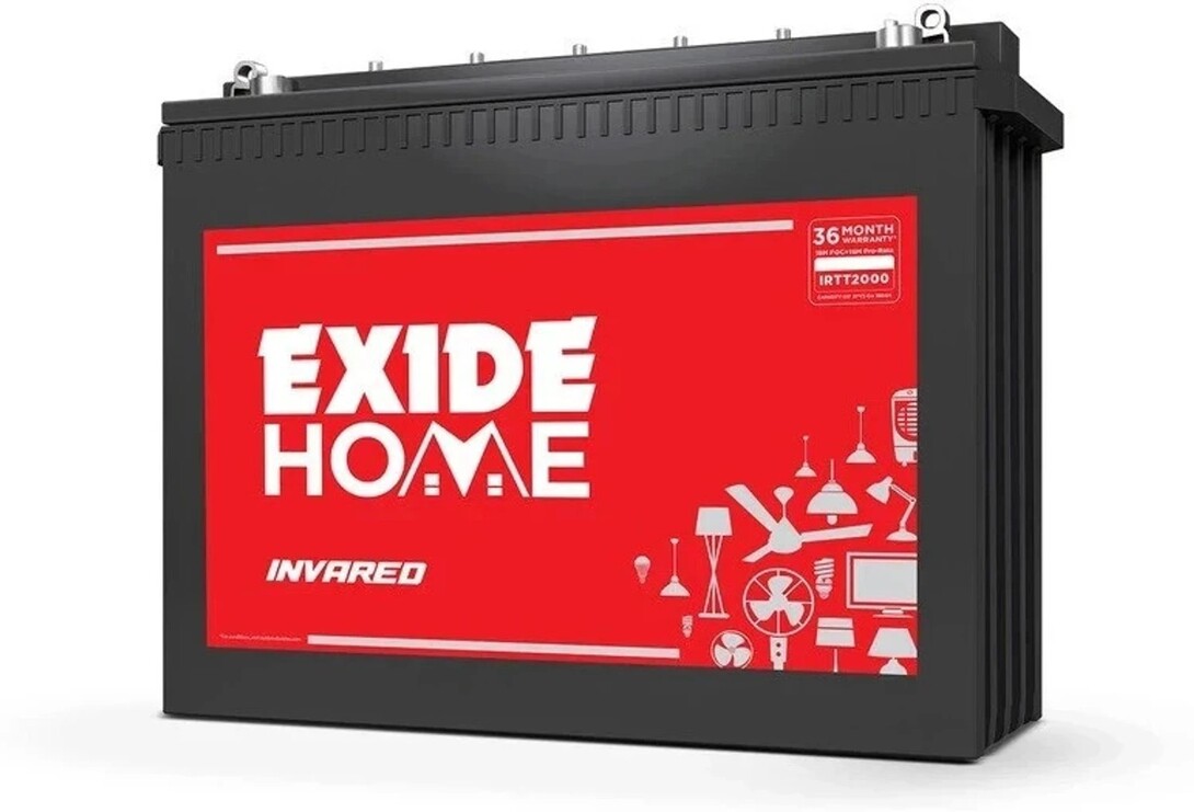 EXIDE 36 Months Warranty Tubular Inverter Battery (200 Ah, IRTT20...more