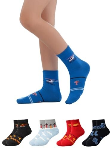 Boys & Girls Calf Length Premium Soft Cotton Multicolored Socks 