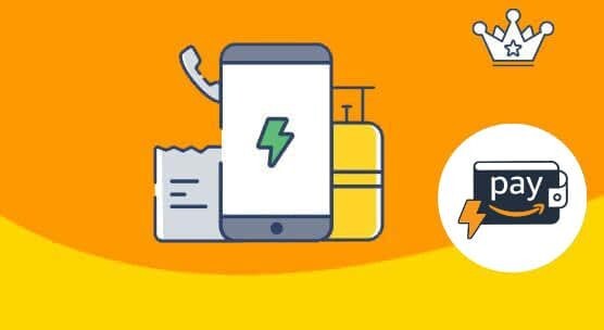 Amazon - Get flat 10rs back on min. 19rs prepaid recharge 