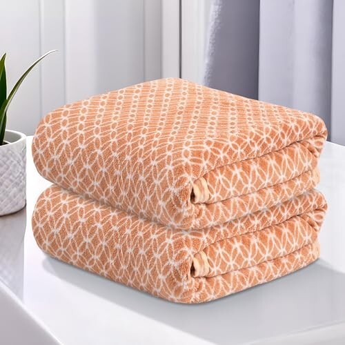 Kuber Industries 2 Pcs Microfibre 24x48 Inch Men and Women Bath Towel