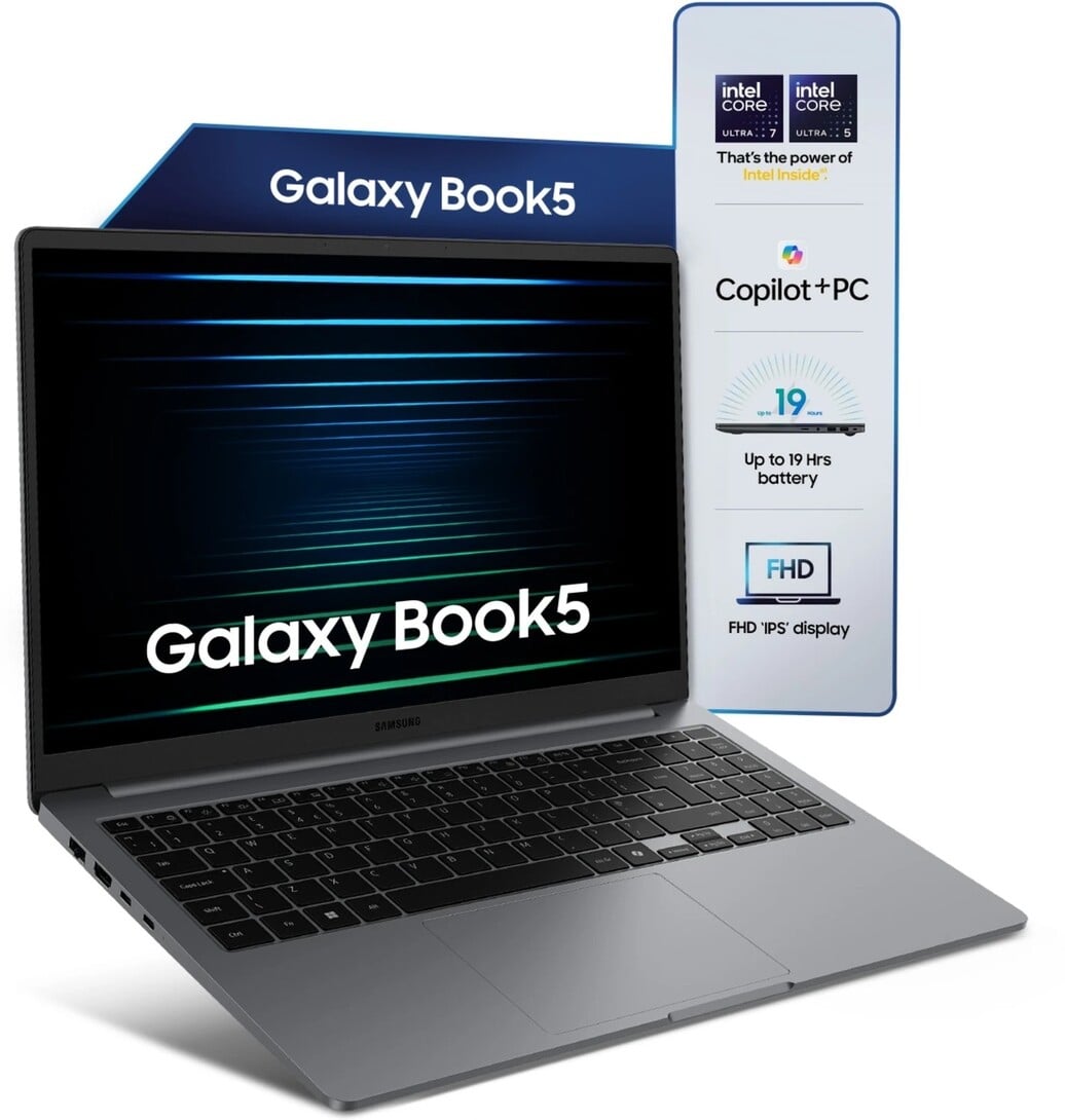 Samsung Galaxy Book5 AI Metal Intel Core Ultra 7 255U - (16 GB/1 ...more