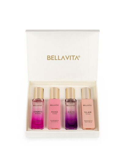 Buy Bella Vita Organic Women Pink Set Of Honey Rose Glam CEO Eau De Parfum 20 Ml Each - Fragrance Gift Set for Women 18205924 | Myntra