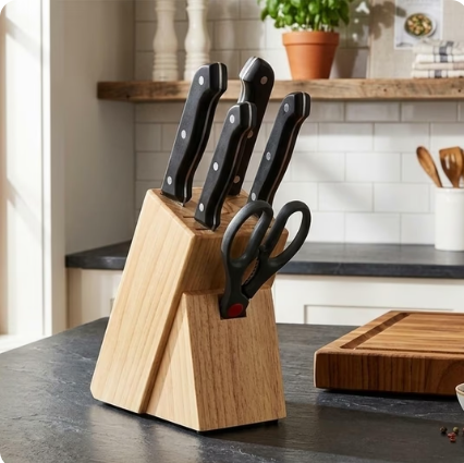 Wellberg Knife Block Set (6 pcs)