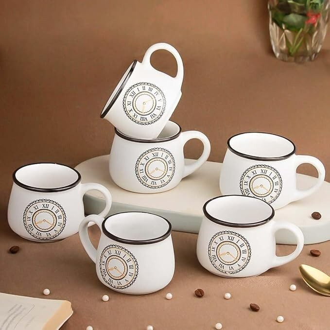 The Earth Store Cup O'clock Cup Set of 6  @455