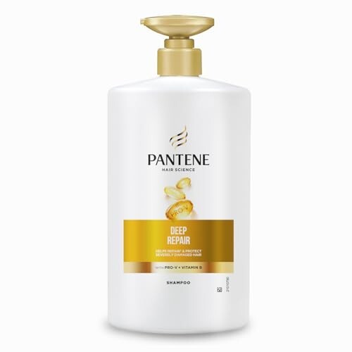 Pantene Hair Science Deep Repair Shampoo 1Ltr with Pro-Vitamins & Vitamin B to repair