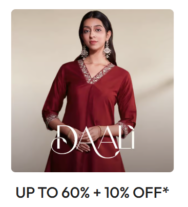Daali - Up To 60% Off on Kurtis & Kurtas + Extra 10% Off 