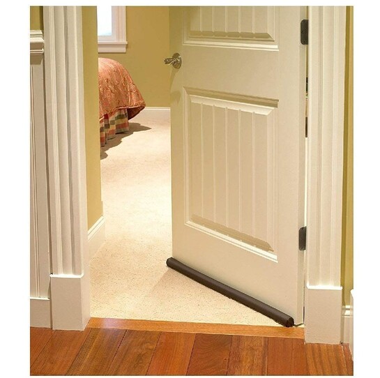 Radiant (39 Inches, Pack of 1) Sound and Dust Proof Twin Under Door Draft Fabric Guard |(Brown)