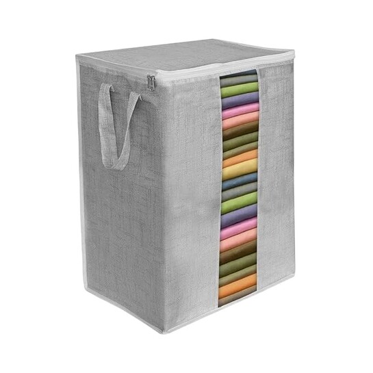PrettyKrafts Non-Woven Extra Large Saree Cover for Storage/Cloth Organizer for Storage/Saree Bags 