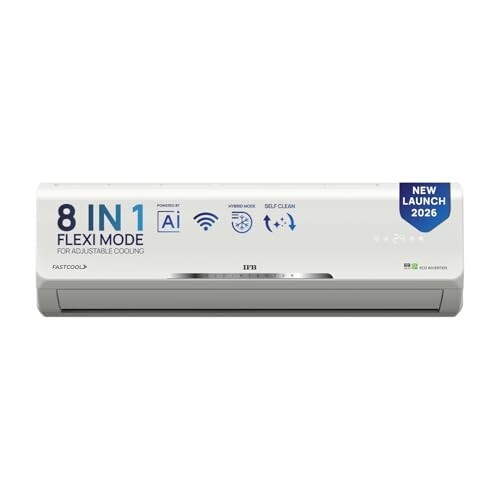 IFB 1.5 Ton 5 AI Inverter Split AC | WiFi | 8-in-1 Flexi Mode | Self Clean