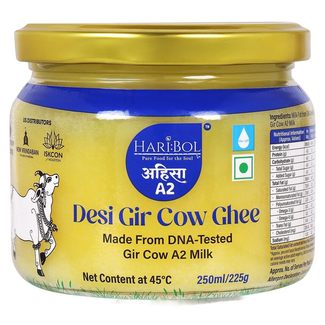 (Amazon Now) HARI:BOL Pure A2 Gir Cow Ghee 250 Ml