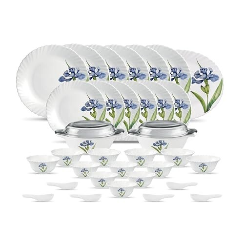 La Opala Diva Classique Collection Opal Glass Crockery