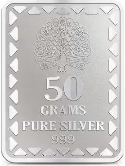 50 Gm (999) Pure Silver Bar | 999 | 50.0 gm