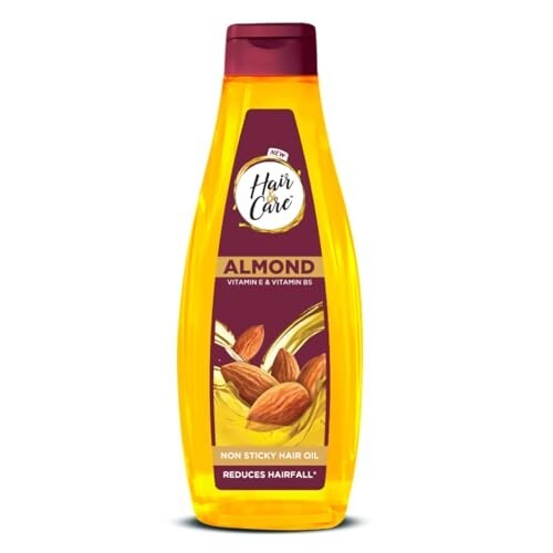 Hair & Care with Almond,Non-Sticky Hair Oil, 300 ml