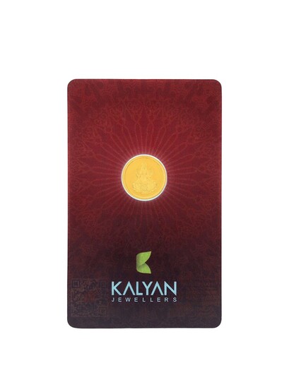 Buy Kalyan Jewellers 24K (999) Purity Goddess Lakshmi Gold Coin 1 Gms - Gold Coin for Women 31416912 | Myntra