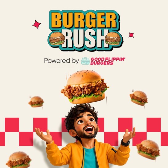 Dineout | Burger Rush game 