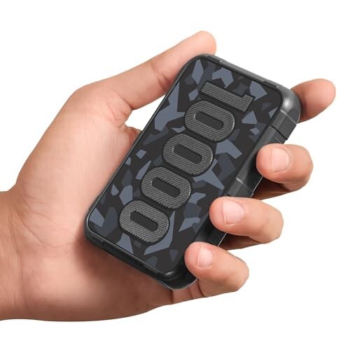 Ambrane 10000mAh Power Bank, Rugged & Slim, 22.5W Fast Charging
