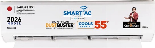 Panasonic 2026 Model 1.5 Ton 4 Star Split Inverter with Wi-fi Sma...more
