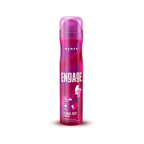 Engage Floral Zest Deodorant Spray for Women 150ml | Citrus & Floral 