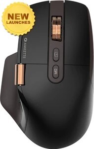 New Launched - AMKETTE XS Series Flow 2 Speed Programmable Multi-Device 8000 DPI Rechargeable Ergonomic Optical Mouse 