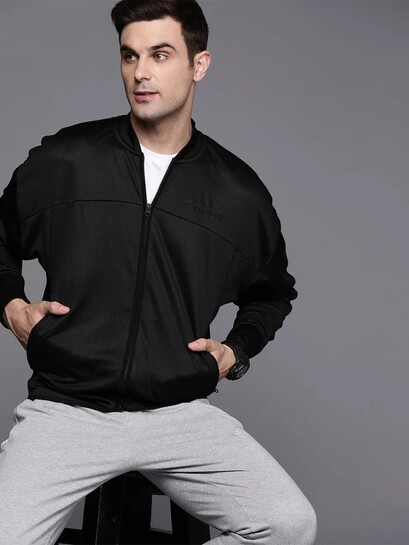 adidas Men Solid Casual Jacket