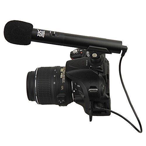 JJC SGM-185II DSLR/Video Mini Shotgun Auxiliary Unidirectional Microphone