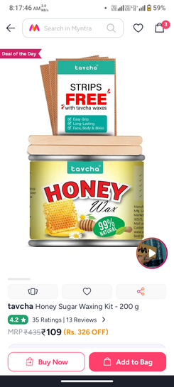 Honey Sugar Waxing Kit 