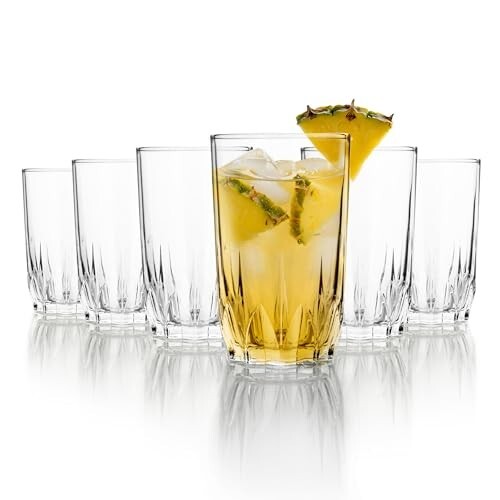 CELLO Glaze Glass Set of 6 Pcs 180ml